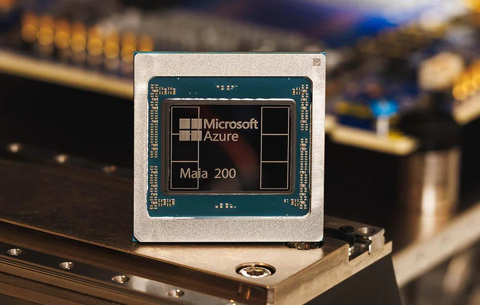 Microsoft says its chip delivers better performance on some AI tasks than comparable semiconductors from Google and Amazon Web Services. 