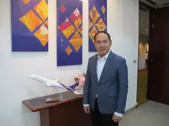 Thai Airways CEO Chai Eamsiri is confident that the rehabilitated carrier can avoid political turbulence.