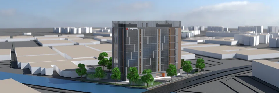 An artist's impression of ST Engineering's latest data centre in Jurong.