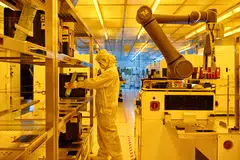 The survey consultants expect Singapore's gross domestic product to pick up in the third quarter on signs that the manufacturing contraction is bottoming out. 