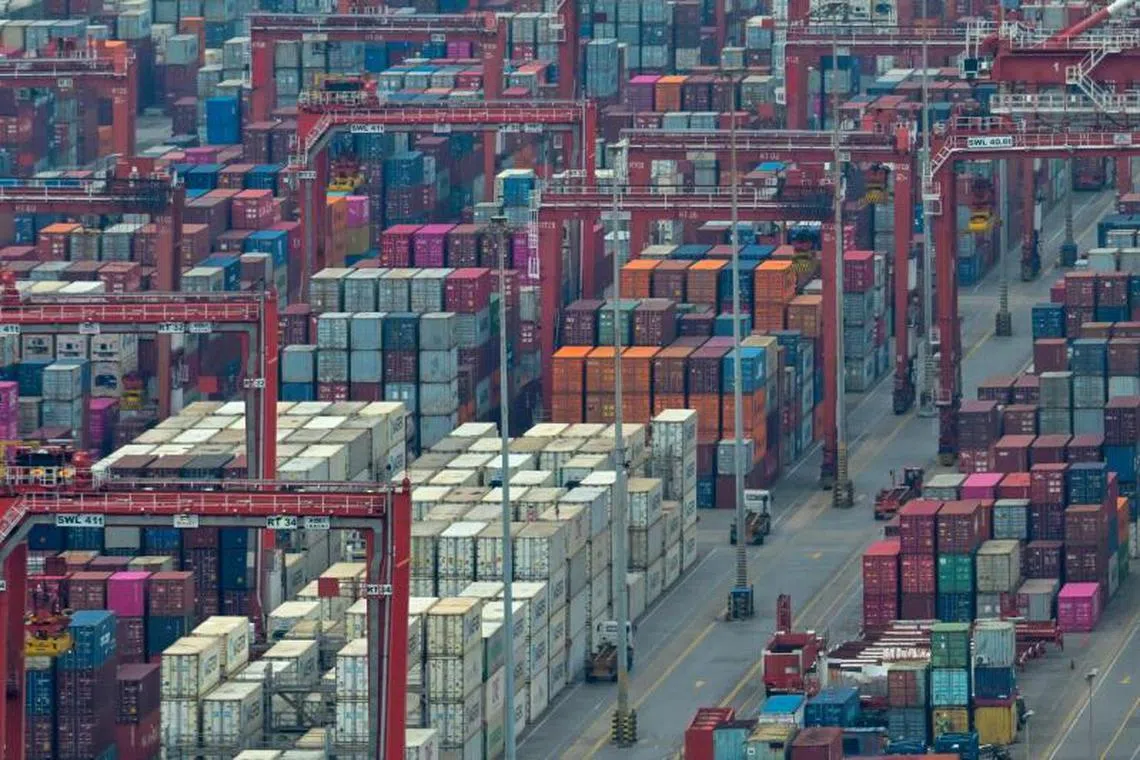 A general view of the port of Colombo. The United States is Sri Lanka’s largest single market, accounting for almost a quarter of its US$12 billion in merchandise exports. 