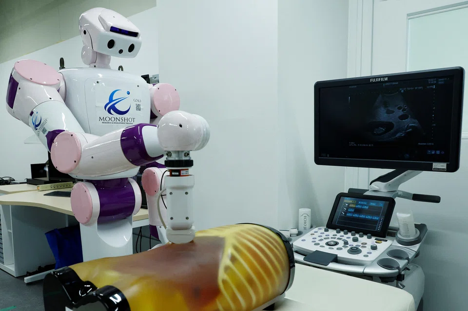 The 150-kg AI-driven humanoid robot called Airec is a prototype future “caregiver” for Japan’s rapidly ageing population and chronic shortage of aged-care workers.