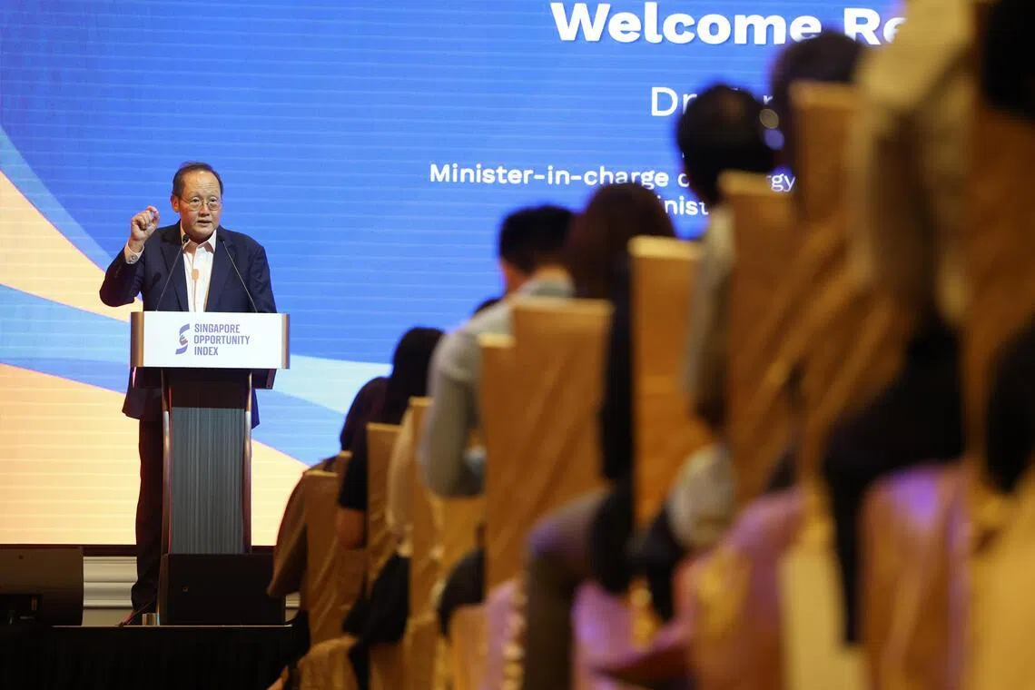 Manpower Minister Tan See Leng says the index  shines a light on how organisations create opportunities for their workers, showing how employers shape outcomes through everyday human capital decisions.