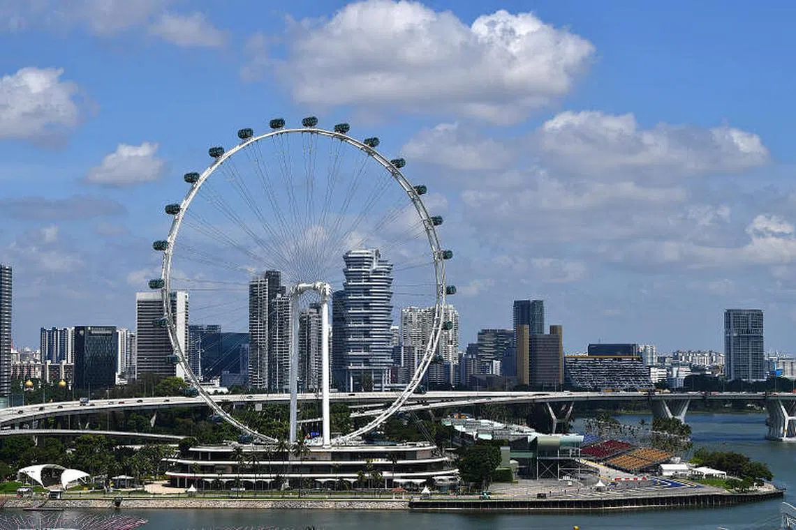 Revenue generated at the Singapore Flyer fell to S$14.3 million, down from S$14.6 million.