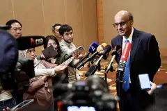 The Elections Department (ELD) said the PEC was satisfied that Mr Tharman (right) had met the public sector service requirement under Article 19(3)(a) of the Constitution, having held office for more than three years as a minister.