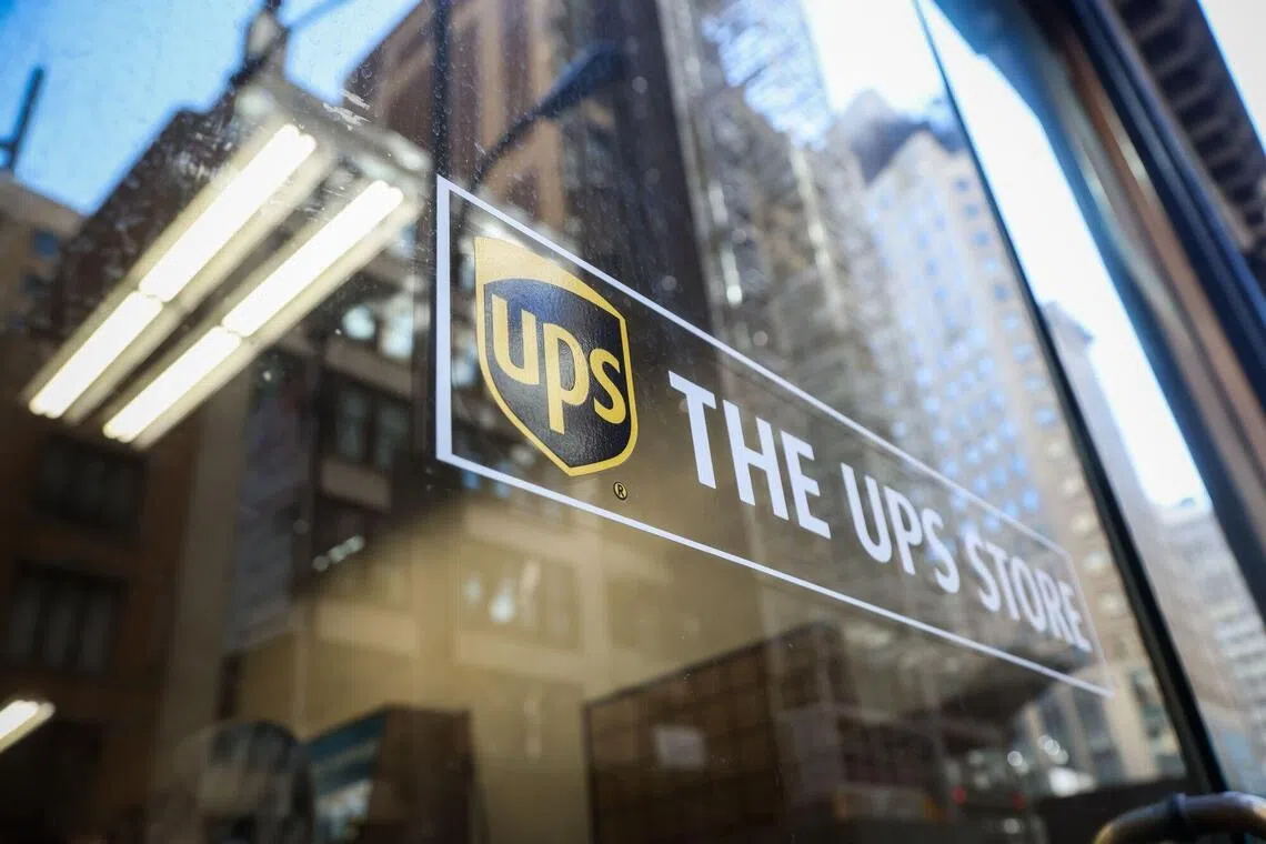 UPS expects fourth-quarter revenue of about US$24 billion, slightly ahead of expectations.