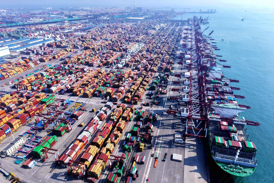 Ships and containers are seen at the port in Qingdao, China. While we have seen China and the United States extend their tariff pause for a further 90 days from Aug 12, we wait to see if they can reach a satisfactory trade deal for both sides, with tariffs currently set at 30% between the two countries. 