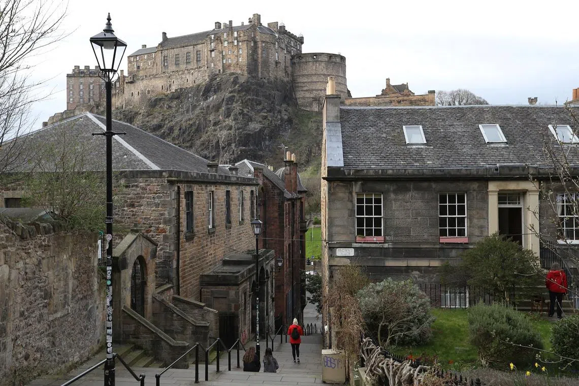 With a population of just over a half-million people, Edinburgh is known for its scenic medieval city centre, the thousand-year-old castle in the middle of the city.
