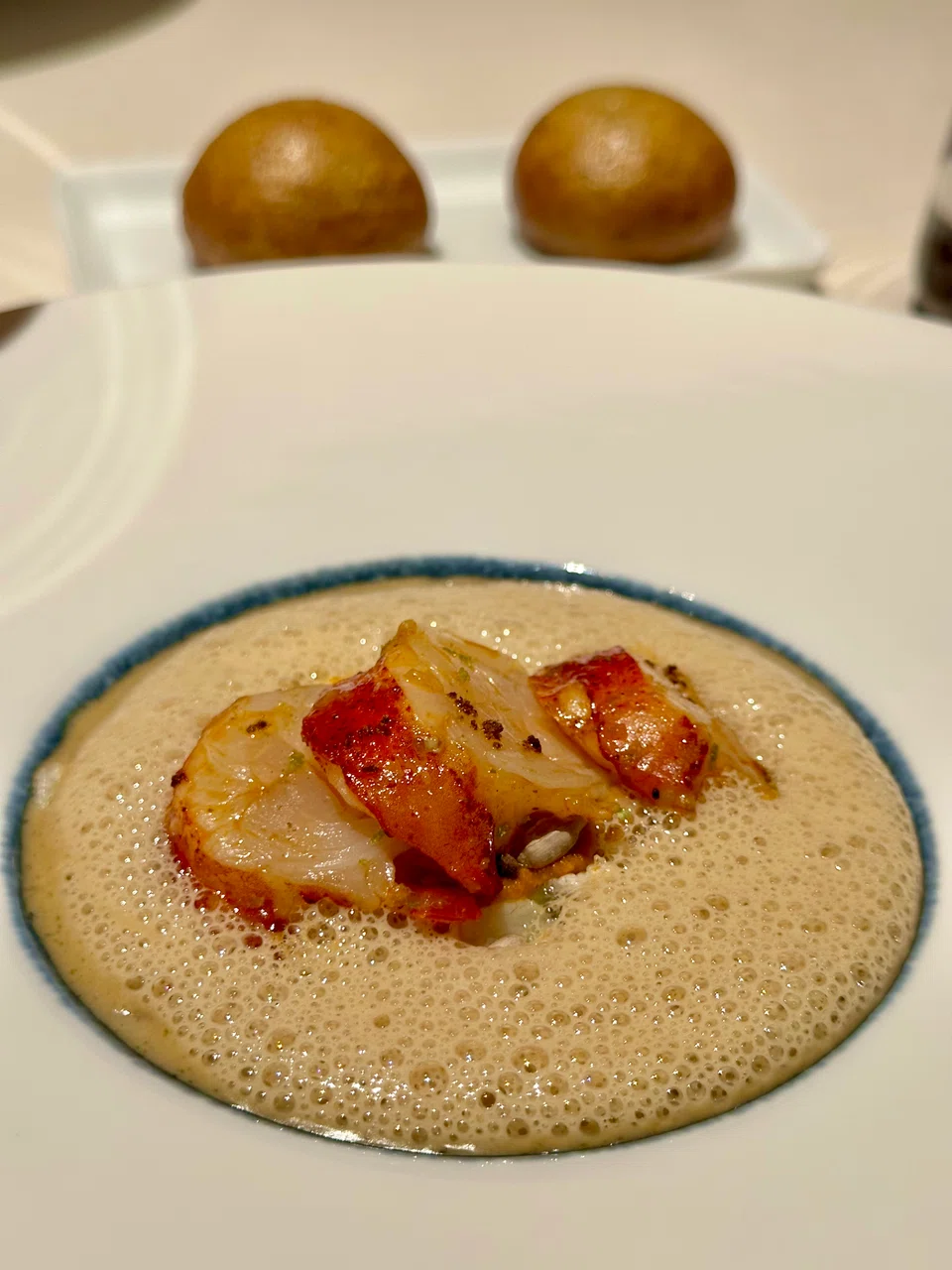 Lobster in ishtu sauce.