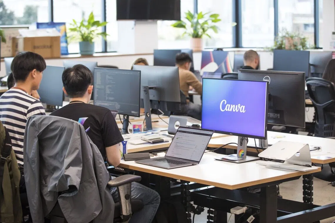 Closely held Canva, competing with firms such as Adobe, is betting on AI tools to drive the next wave of revenue growth and help the company gear up for an initial public offering. 