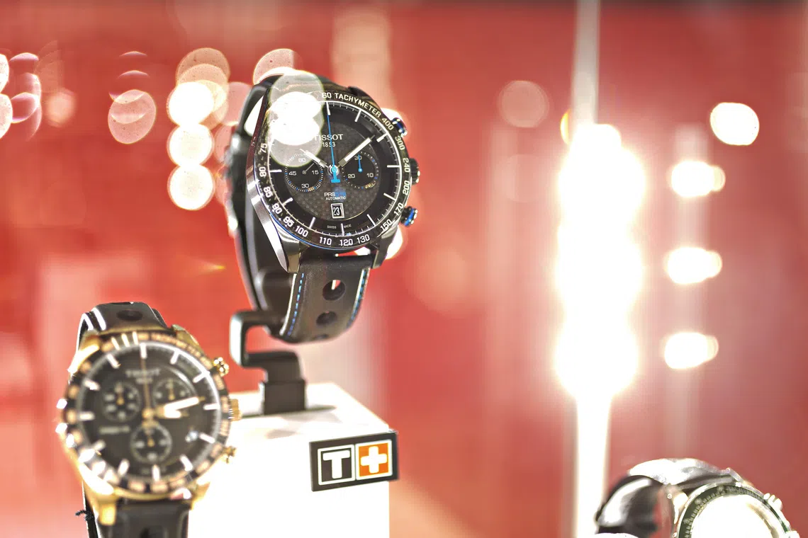 Swatch’s profit has been impacted by a strong Swiss franc. 