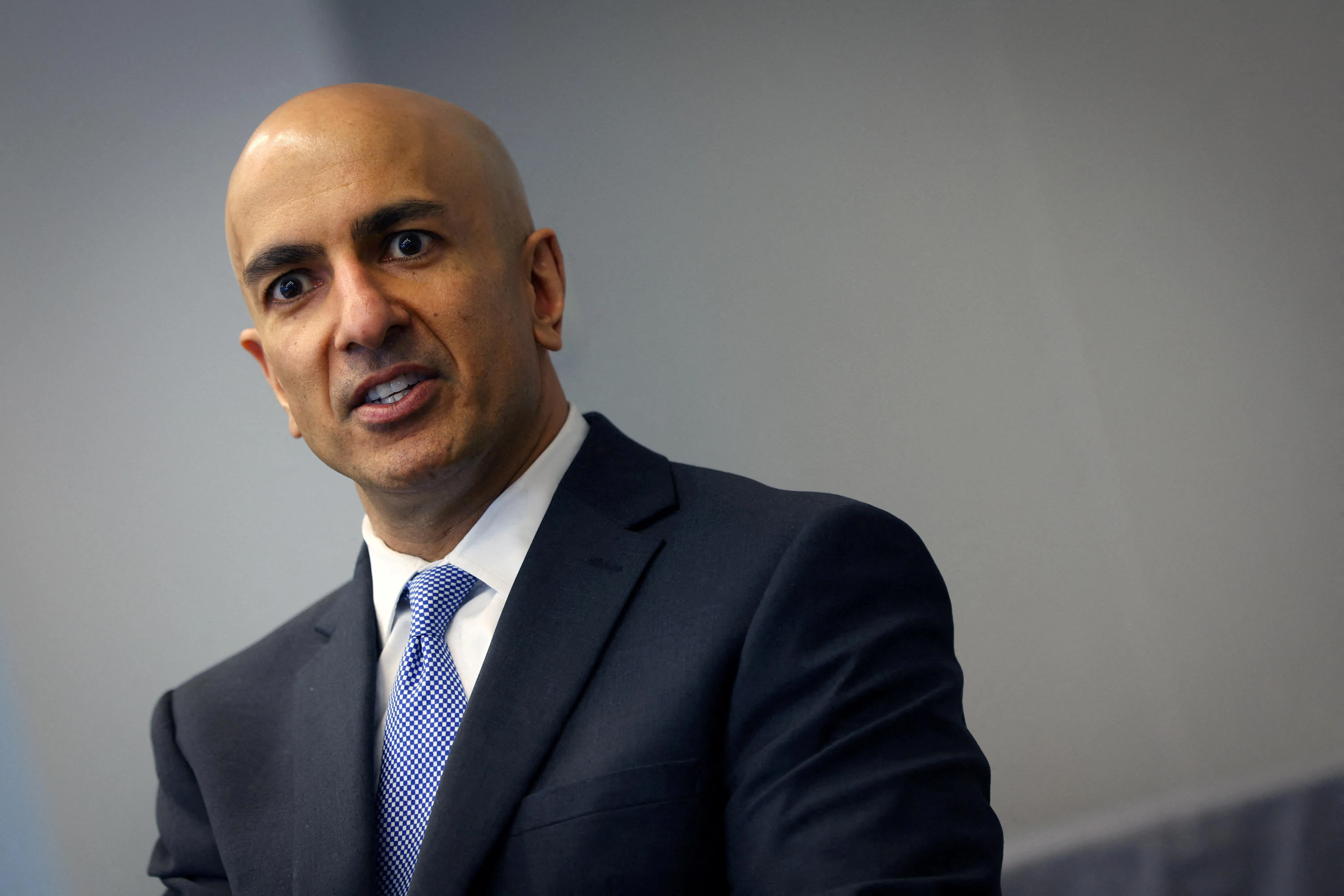 Minneapolis Federal Reserve President Neil Kashkari supported the Fed’s quarter-point interest-rate cut in September and feels two more such cuts will be warranted by the end of the year.