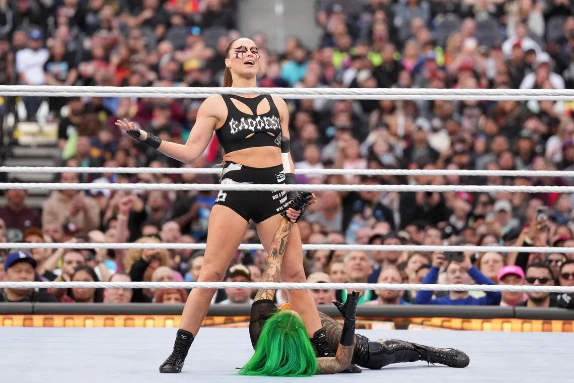 Ronda Rousey's first MMA fight in a decade takes place two years after her stint in WWE.