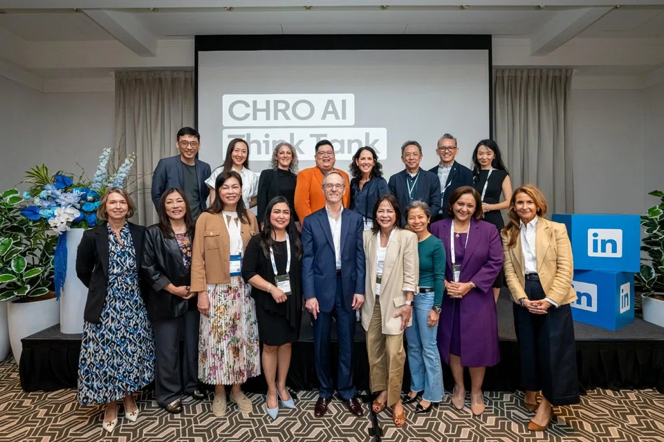 Participants at LinkedIn’s CHRO AI Think Tank, where human resources leaders discussed how artificial intelligence is reshaping hiring and workforce strategy. 
