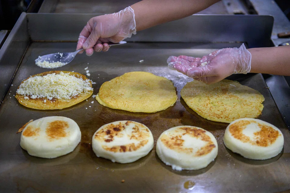 The arepa can be whatever you want: filled with anything from cheese and meat to beans or seafood, even greens.