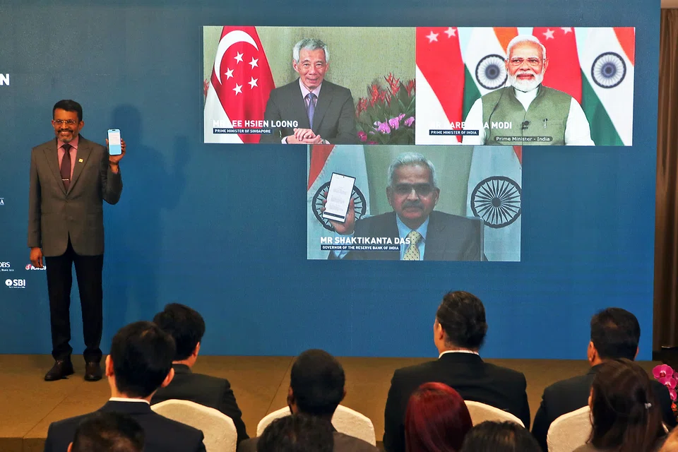 Monetary Authority of Singapore managing director Ravi Menon made a live demonstration of a cross-border payment transfer with his counterpart, Shaktikanta Das, governor of the Reserve Bank of India. The PayNow-UPI launch event was officiated by Singapore Prime Minister Lee Hsien Loong and India Prime Minister Narendra Modi.