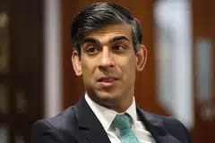 UK Prime Minister Rishi Sunak says Britain needs to reach its net-zero target “in a sustainable way that doesn’t leave people without energy on a cloudy, windless day”.