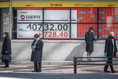 The benchmark Nikkei 225 index ended down 2.66 per cent, or 1,011.35 points, to 37,068.35, marking its largest fall in points since February 2021.
