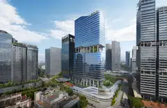 Shaw Tower, located in the Central Business District, is set to be completed in mid-2026. 
