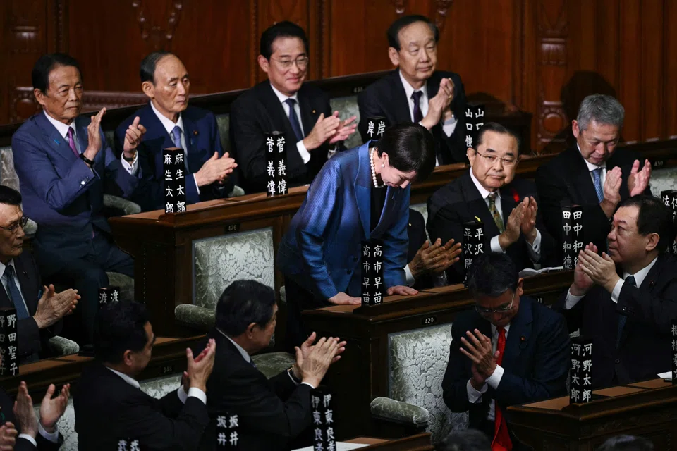 Sanae Takaichi will face a range of challenges, including persistent inflation, a tense security environment and simmering domestic political instability.