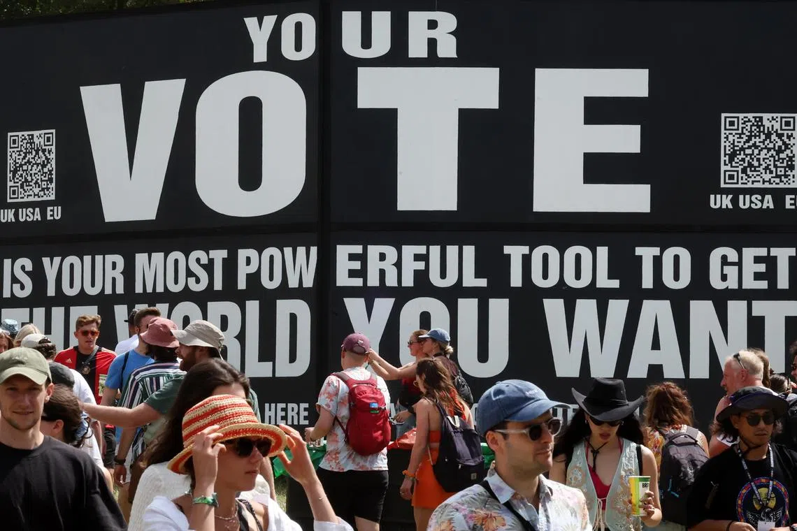 A campaign poster near Somerset ahead of the general election in the United Kingdom. The push and pull of national concerns in regions around the world has replaced a single global “efficiency” paradigm for business.