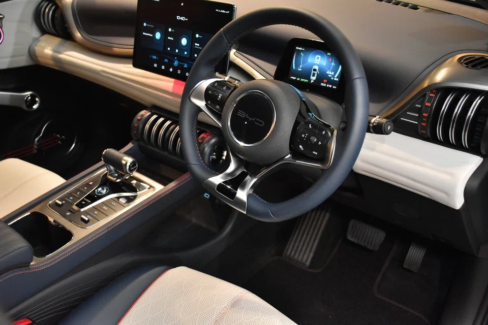 Quirky design elements set the Atto 3 apart from other mainstream cars, such as a central touchscreen that can rotate between portrait and landscape orientations.