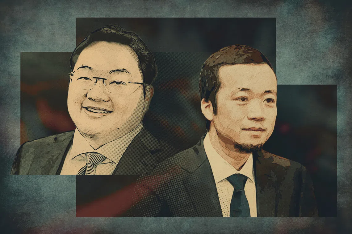 Jho Low and Chen Zhi pulled off colossal crimes because the system was flawed (Illustration by Mario Monreal)