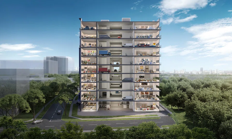 Food Vision sits on a plot of land in excess of 6,900 square metres and the space allows for the development to offer ramp-up access to every level of the building