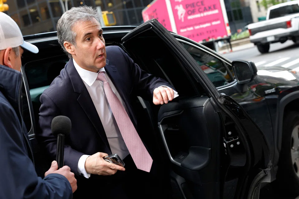 Michael Cohen, former President Donald Trump's former attorney, arrives at his home after leaving Manhattan Criminal Court, New York City, US, May 13, 2024. 
