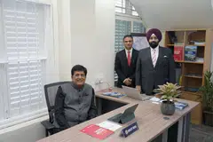 Indian Minister of Commerce and Industry Piyush Goyal visited the new national investment promotion agency Invest India's Singapore office on Sep 22.