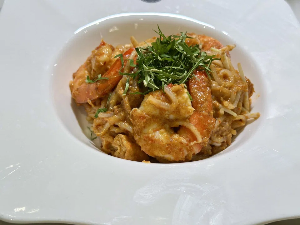 The dry laksa is a shadow of what it used to be.