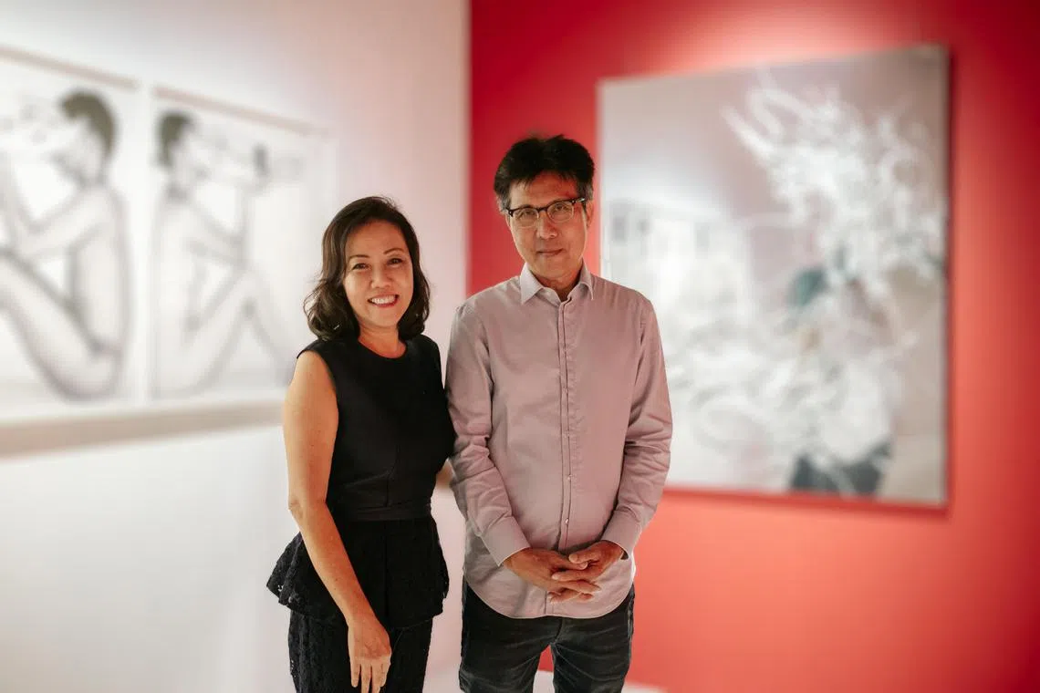 Linda Neo started collecting art as a means of sharing a common interest with her husband, Albert Lim. 