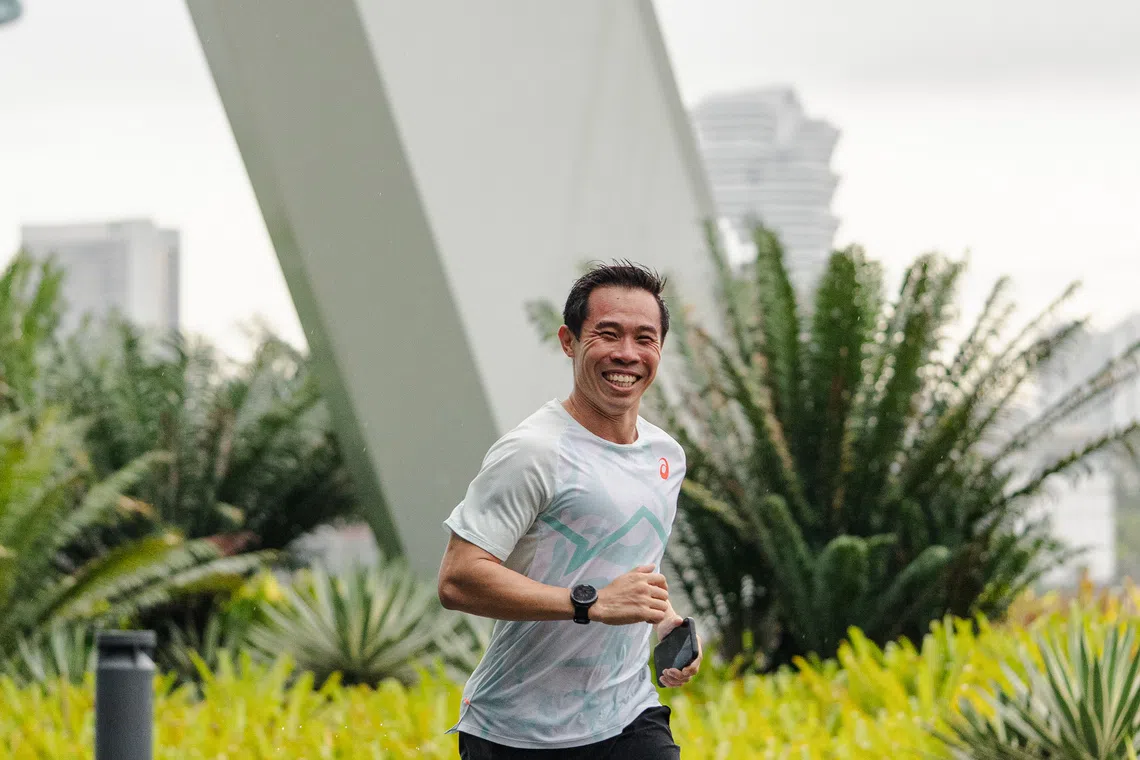 Loh Guo Pei is The Westin Singapore's new "run conceirge" and he brings hotel guests on runs around the Marina Bay area several times a week.