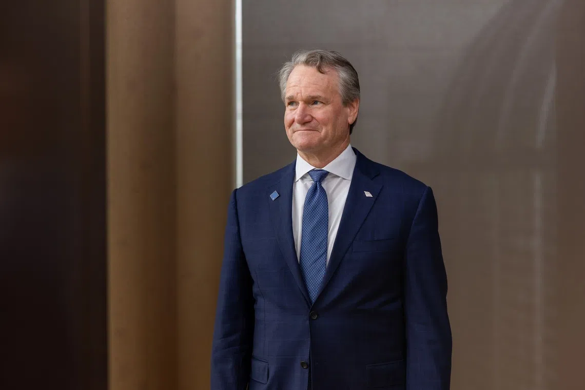 Higher tariffs and uncertainty over trade policy hit small businesses in the second quarter of the year, Brian Moynihan says.