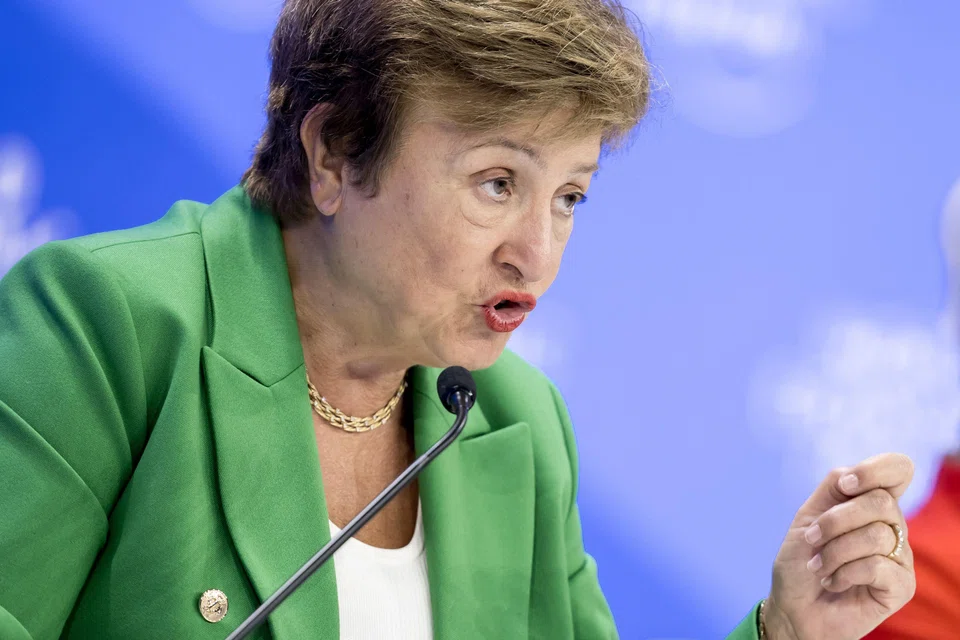 IMF Managing Director Kristalina Georgieva said the Fund may slightly downgrade its global economic forecast for this year of 3.3 per cent, adding it does not currently predict a recession.