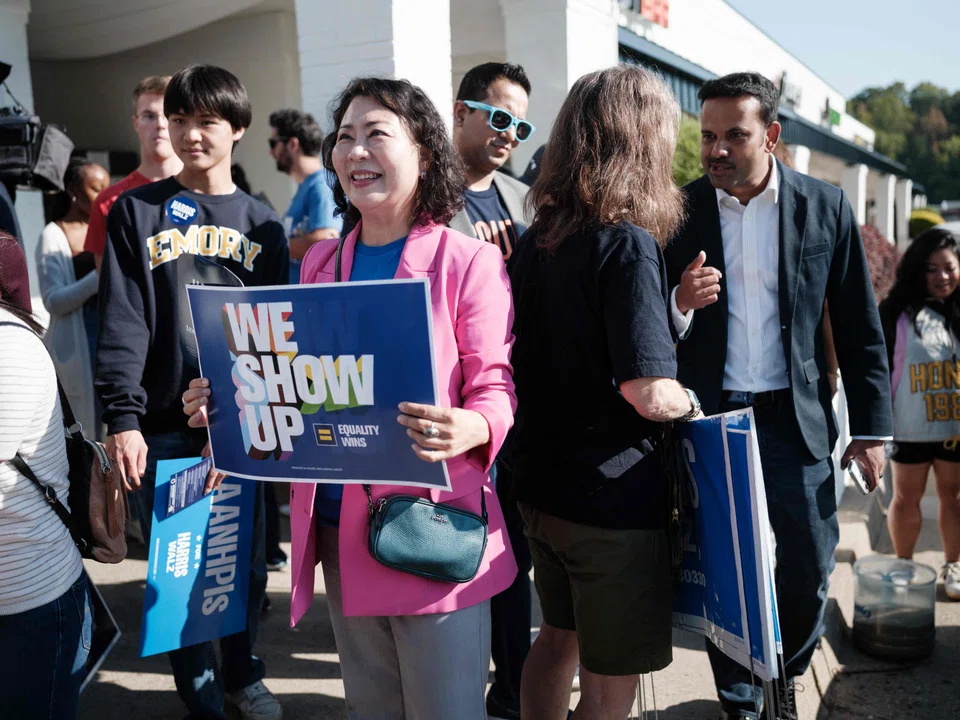 The number of Asian-American eligible voters has grown by about two million over the past four years.