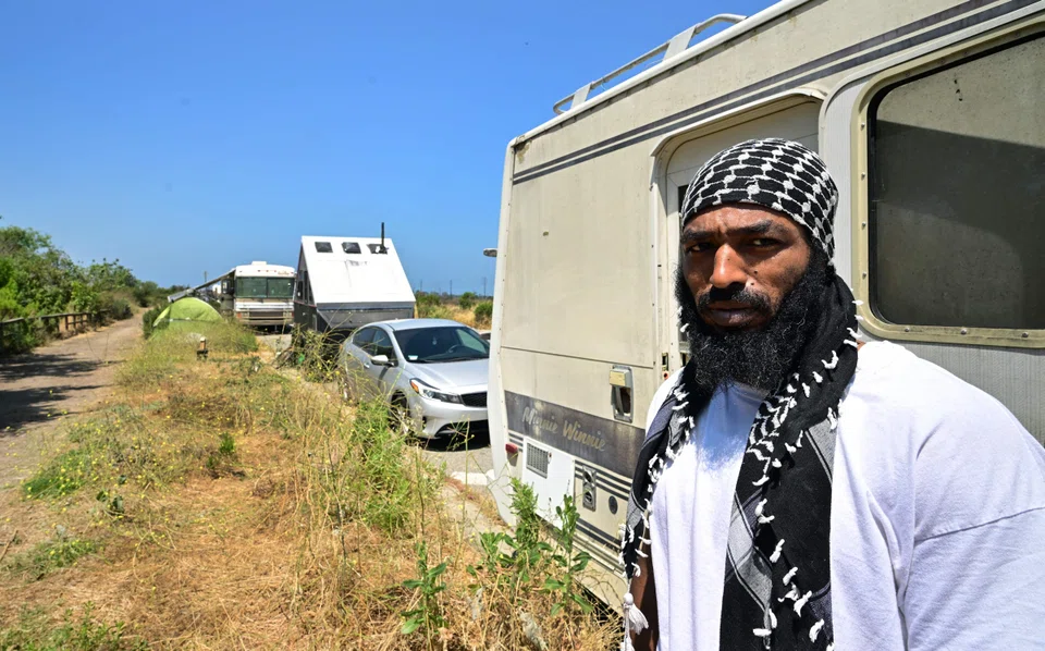 Steven and his wife bought the small van they live in for US$6,000, because their two salaries were not enough to rent a place in a decent neighbourhood.