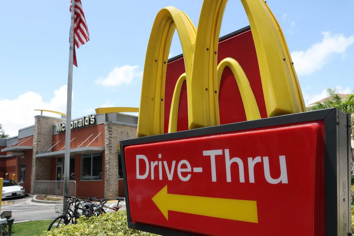 McDonald’s posted a surprise decline in quarterly global sales on Thursday and said it was navigating the “toughest of market conditions”.