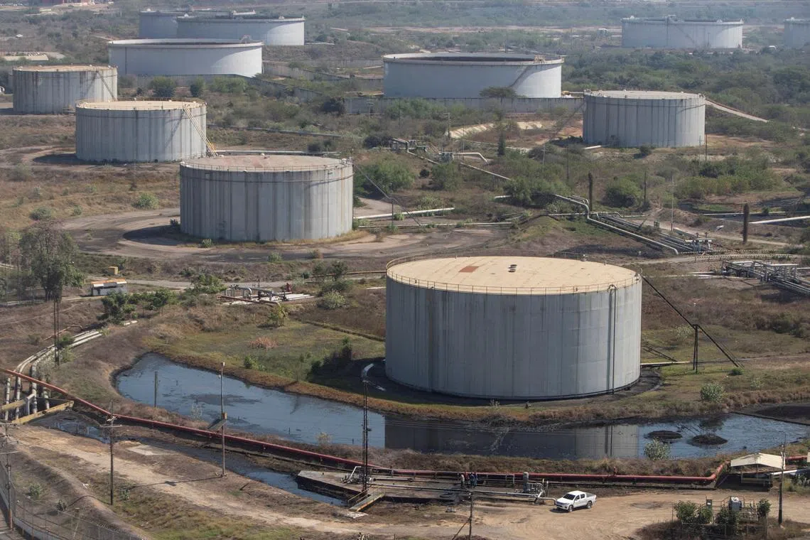 The Puerto La Cruz oil refinery of Venezuelan state oil company PDVSA. To the US, the decision to park the proceeds in Qatar is justified on the grounds of the Gulf state's neutral location. 