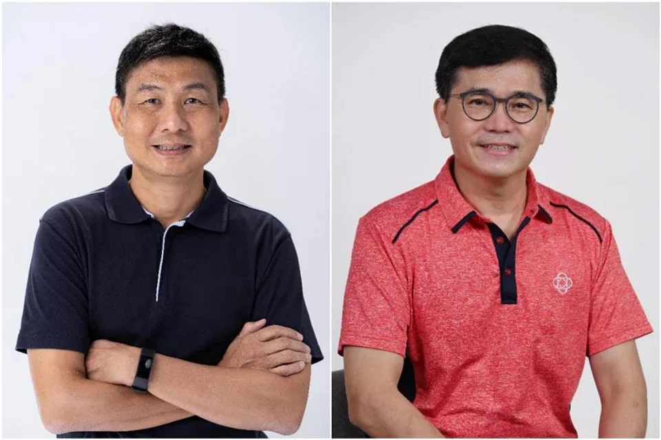 Mr Jimmy Toh Yong Leng (left) will take over fully from Mr Lim Hock Yu on Jan 1. 