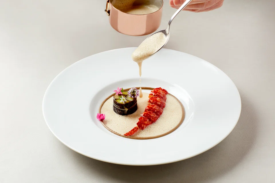 Saint Pierre's two Michelin starred cuisine.