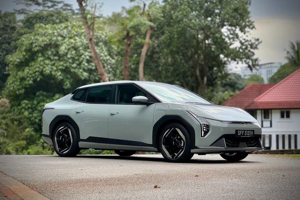 The EV4 is Kia's first all-electric sedan.