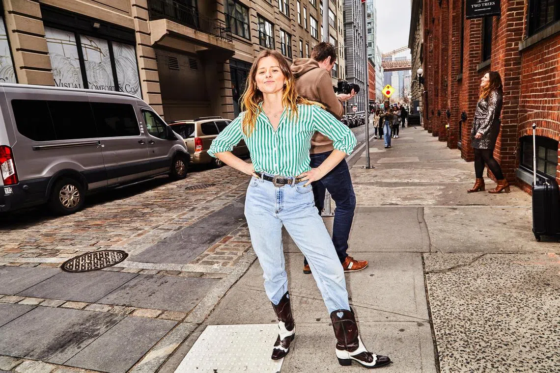 Lee Tilghman in Brooklyn neighbourhood on March 24, 2023. 