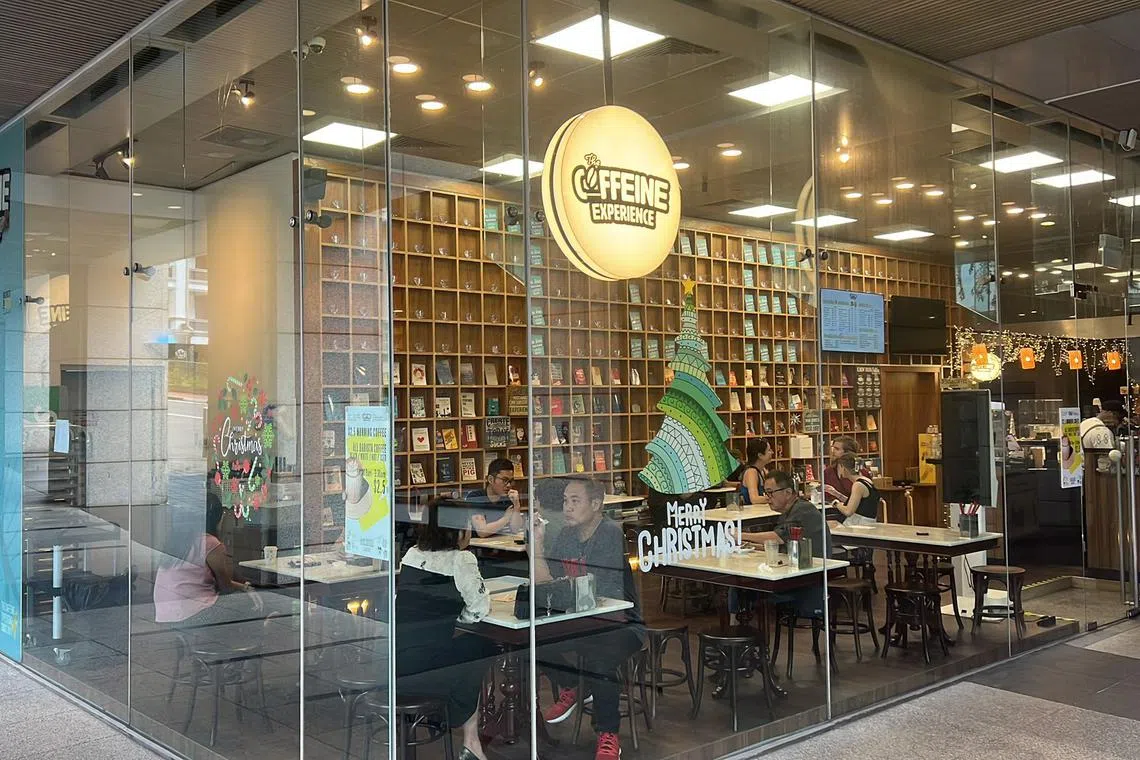 TCE's outlet at URA Centre. Besides being an F&B business with outlets across Singapore, TCE engages counsellors to work with its employees who are all ex-offenders.