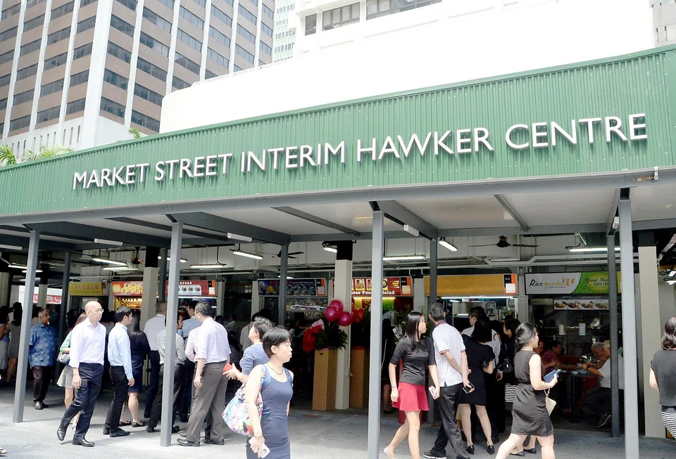 A land parcel which previously housed the Market Street Interim Hawker Centre is making way for new homes. 