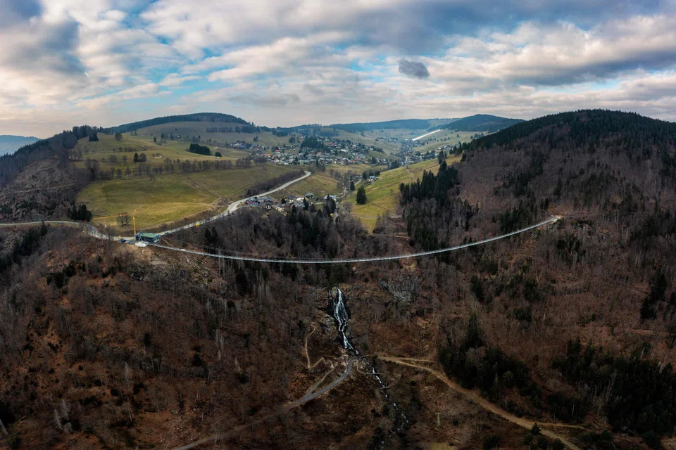 An aerial view of Todtnau in Germany's Black Forest. The real engine of the German economy is not the big corporations but its Mittelstand, the country's mid-sized "mighty minnows".