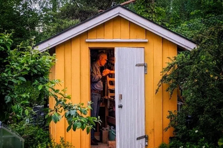 The writer has started seeking out other activities, such as woodworking, as he neared retirement. Today, he is a furniture carpenter and "Grandparent for Climate".