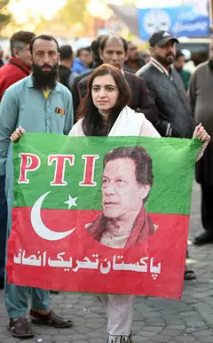 The election took place in the shadow of a month’s long military campaign to gut the party of former Prime Minister Imran Khan, a former international cricket star and populist leader who was ousted by parliament in 2022 after falling out with the generals.