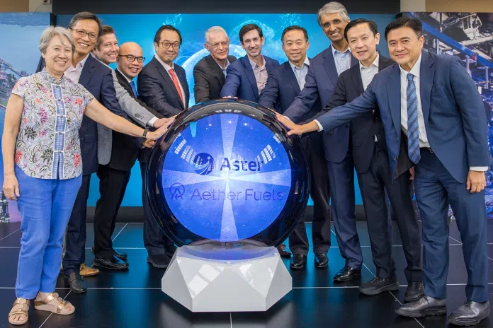 The deal signing, held at Temasek Shophouse on Nov 11, was also attended by Temasek's former chief executive Ho Ching (far left).
