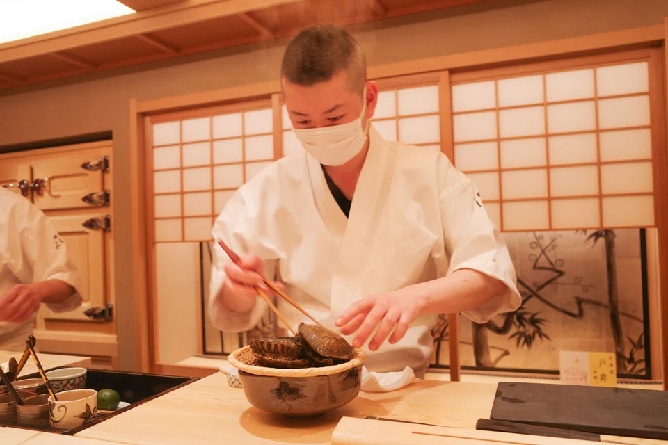 Sushi Yoshida is housed in a 3-storey Japanese house.